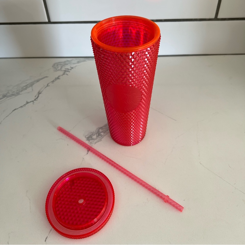 Starbucks Hot Pink Studded Tumbler
